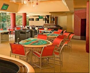 Poolside casino at Mandalay Bay beach area