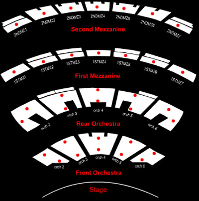 The Colosseum At Caesars Palace - Interactive Seating Chart